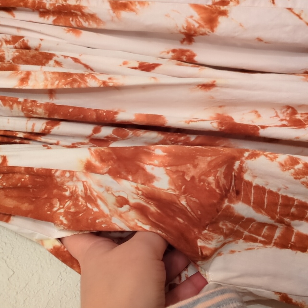 S/W/F Anthropology maxi v dress tie dye - Picture 8 of 16